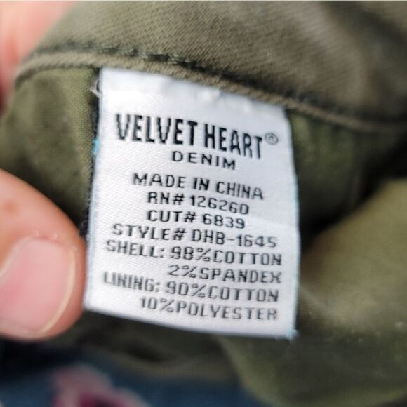 VELVET HEART Army Green Jeans - Picture 9 of 10
